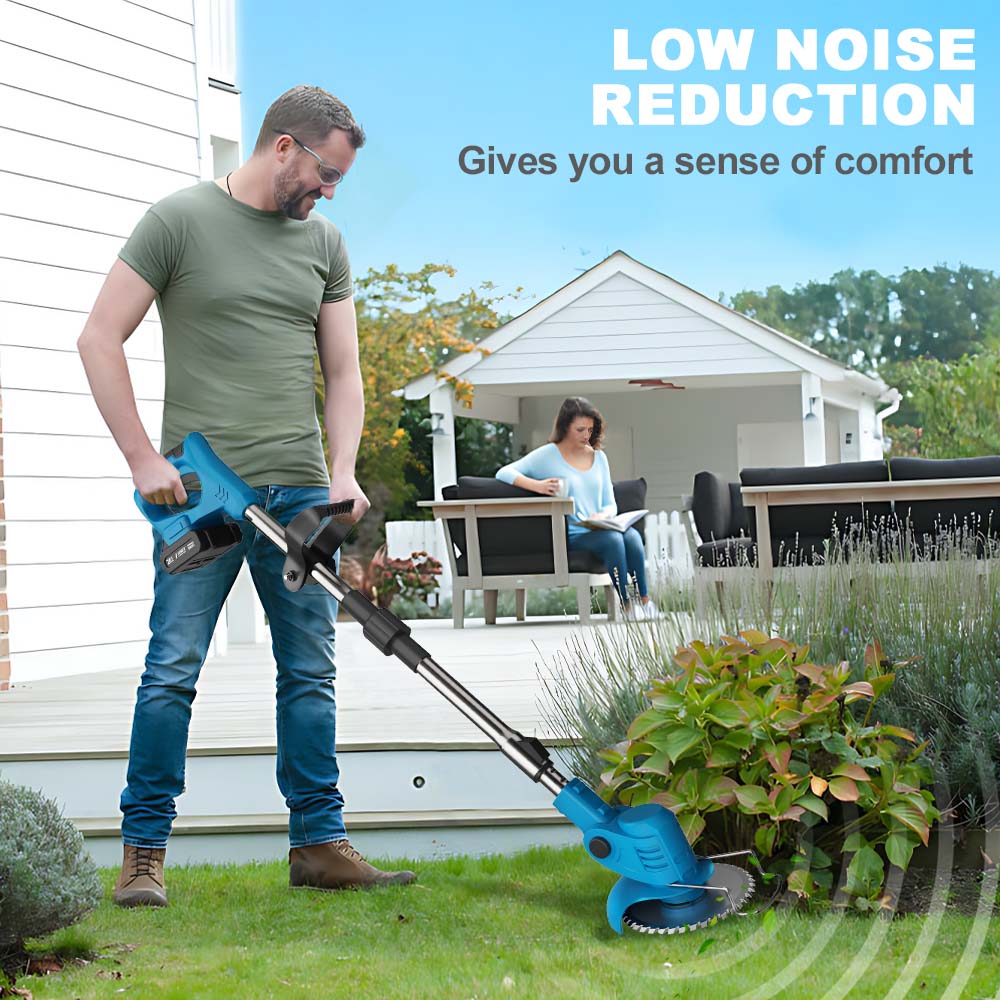 Cordless Foldable Garden Grass Strimmer Bundle