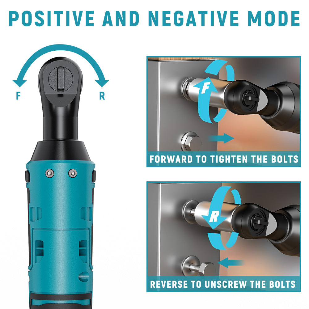 Upgraded 3/8'' Cordless Angle Wrench