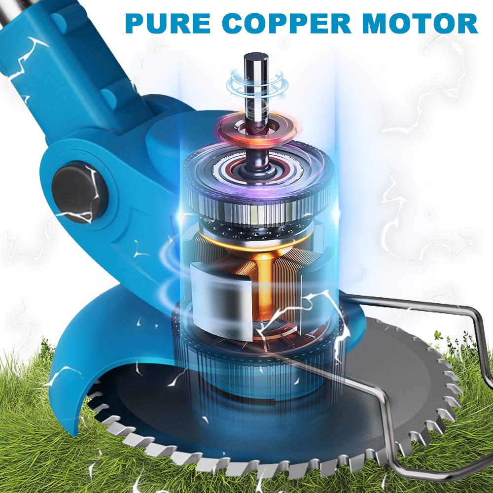 Cordless Foldable Garden Grass Strimmer Bundle